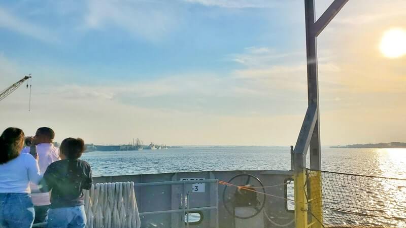 mayport ferry to fort george island. st johns river ferry