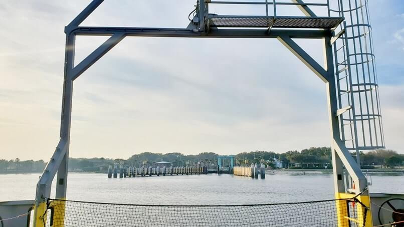 mayport ferry to fort george island. st johns river ferry