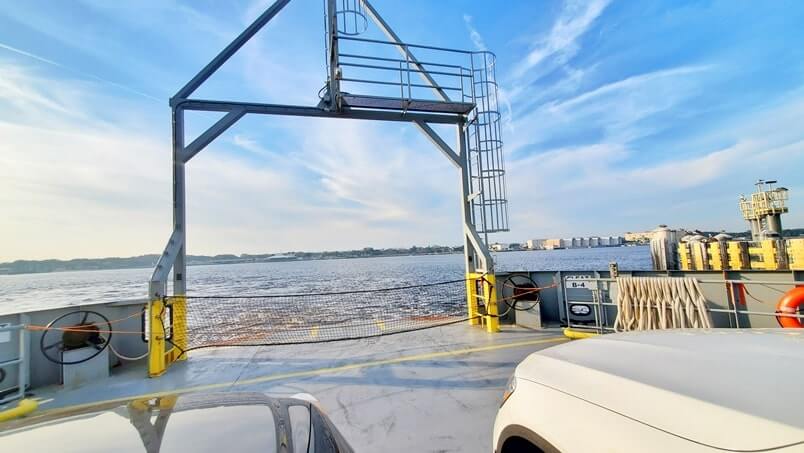mayport ferry to fort george island. st johns river ferry