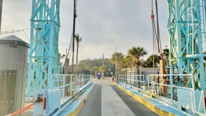 mayport ferry to fort george island. st johns river ferry