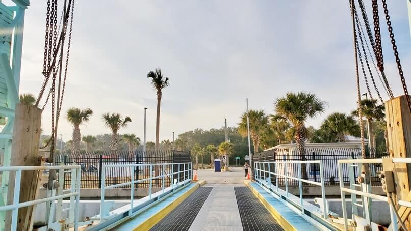mayport ferry to fort george island. st johns river ferry