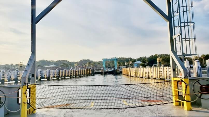 mayport ferry to fort george island. st johns river ferry