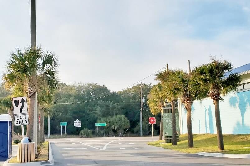 mayport ferry to fort george island to a1A north. st johns river ferry