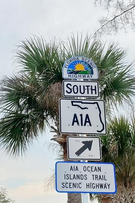 fort george island to mayport ferry to a1A south. st johns river ferry