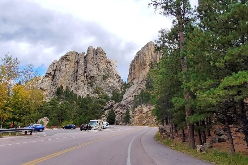 mount rushmore to keystone to miners gateway tunnel
