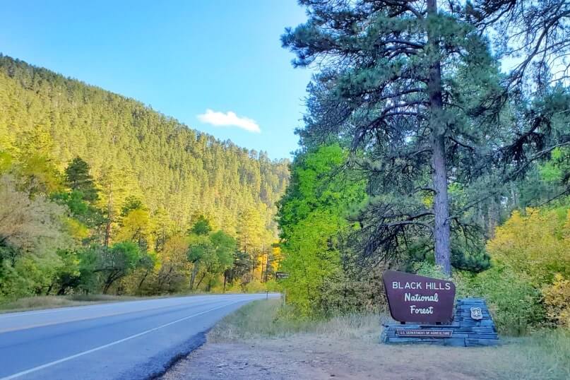 spearfish canyon waterfalls. black hills national forest waterfalls
