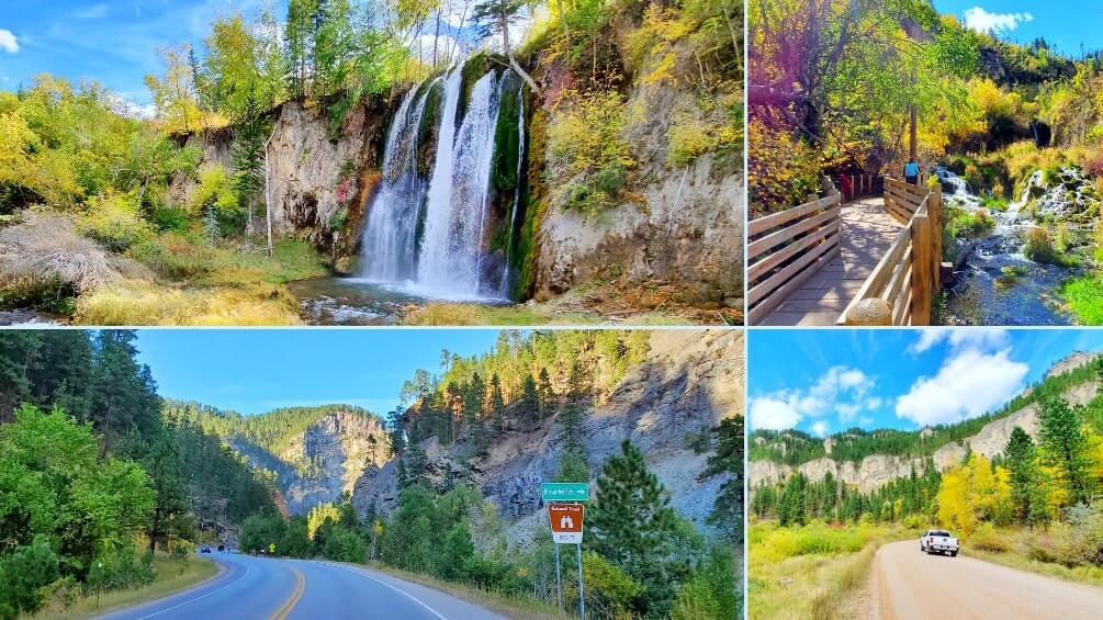 best spearfish canyon waterfalls. best black hills waterfalls. best south dakota waterfalls. waterfall hikes in spearfish canyon