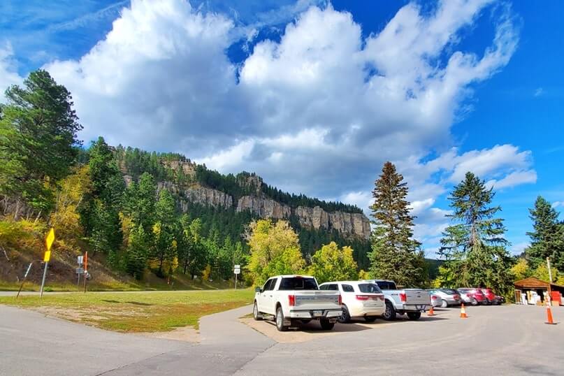 how to get to spearfish canyon waterfalls. how to get to spearfish falls. spearfish canyon scenic byway waterfalls in black hills national forest