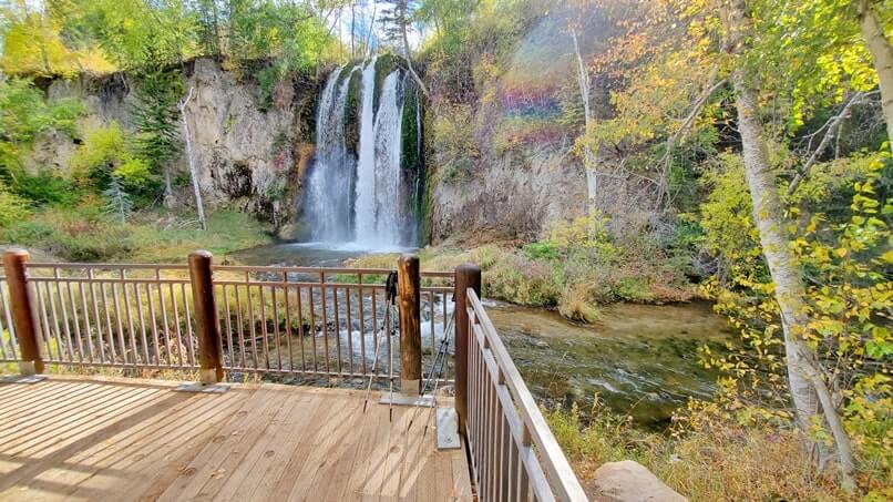 Spearfish falls observation deck