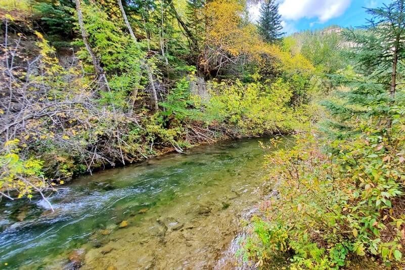 spearfish creek, spearfish falls trail