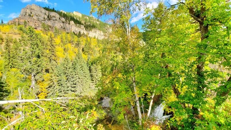 Spearfish Falls upper overlook, black hills