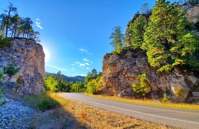 how to get to split rock, spearfish canyon scenic byway