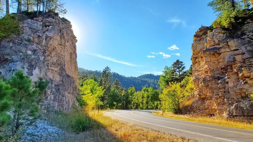 how to get to split rock, spearfish canyon scenic byway