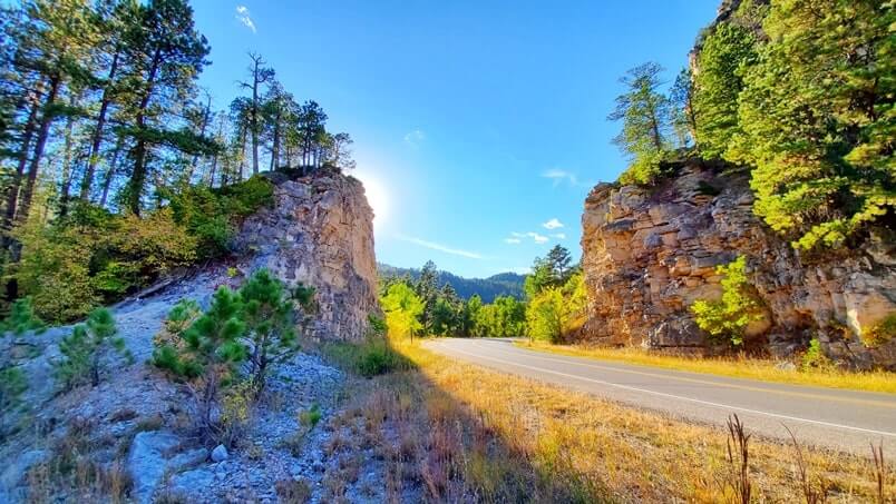how to get to split rock, spearfish canyon scenic byway
