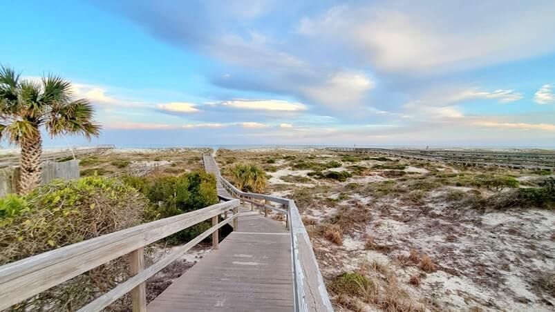 amelia island public beach access. amelia island boardwalk dunes trail. fernandina beach public access