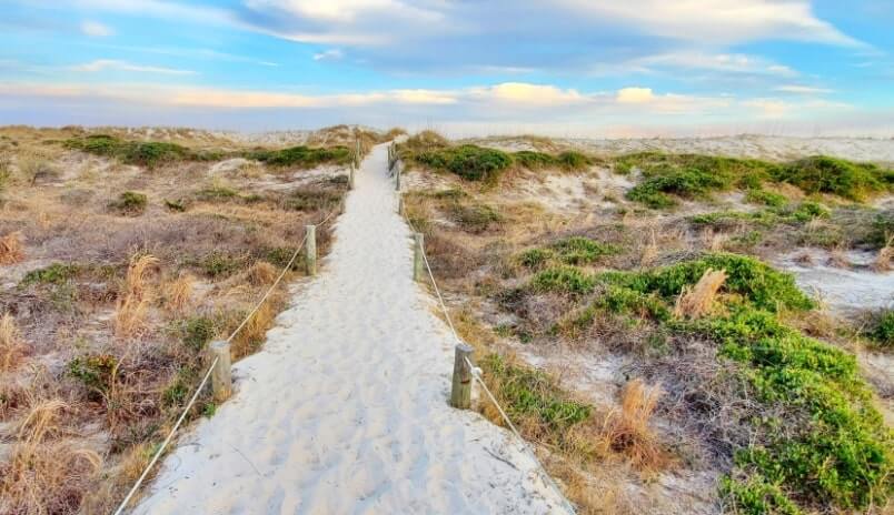 amelia island public beach access. amelia island sand dunes trail. fernandina beach public access