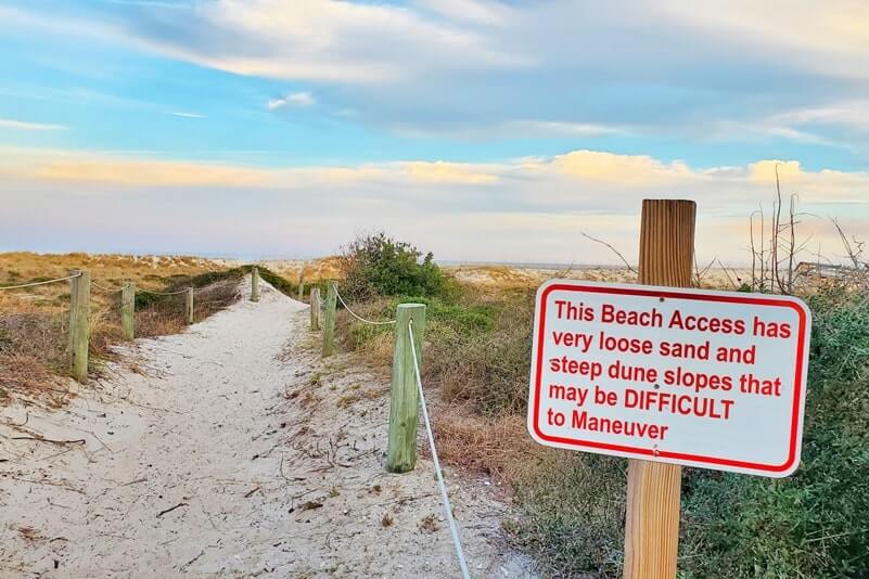 amelia island public beach access. amelia island sand dunes trail. fernandina beach public access