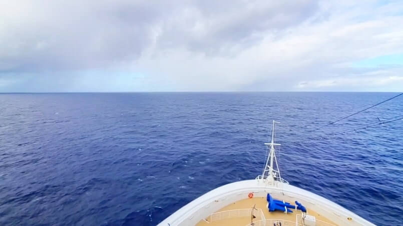 crossing the international date line on a cruise ship