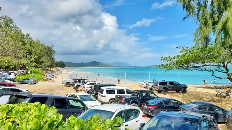 driving to lanikai beach. how to get to lanikai beach from kailua beach parking lot