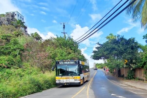 Kailua Beach bus from lanikai. how to get to kailua beach by bus