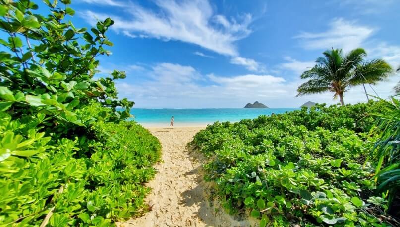 how to get to kailua beach from lanikai beach