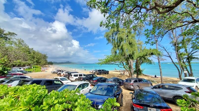 driving to lanikai beach. how to get to lanikai beach from kailua beach parking lot