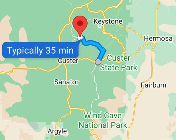 needles highway map. where to start needles highway map