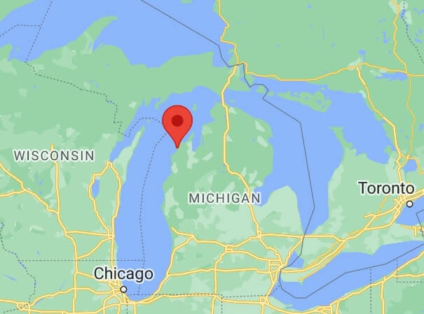 sleeping bear dunes map. sleeping bear dunes national lakeshore map. michigan map