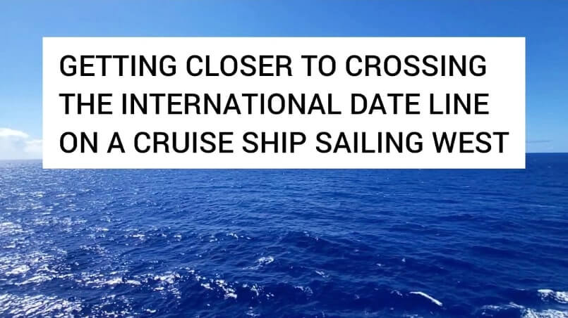transpacific cruise crossing the international date line