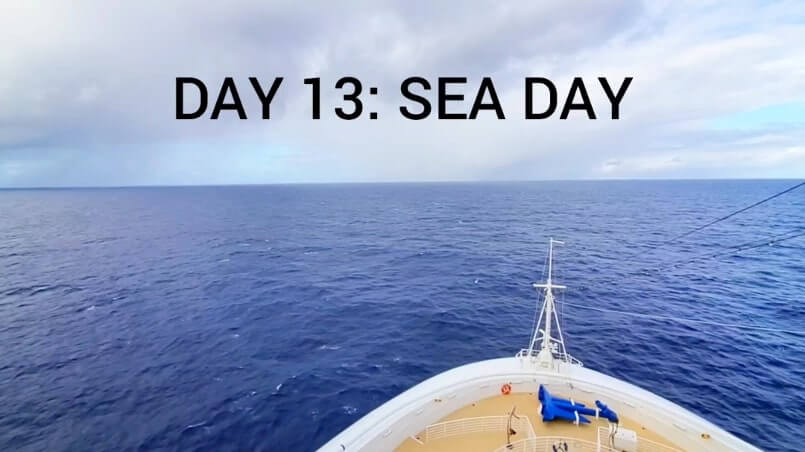 transpacific cruise sea day