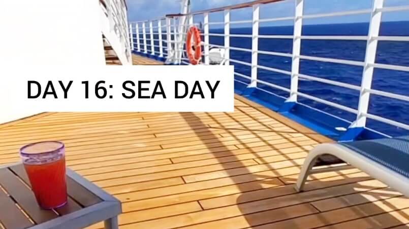 transpacific cruise sea day