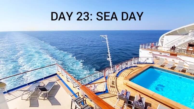 transpacific cruise sea day