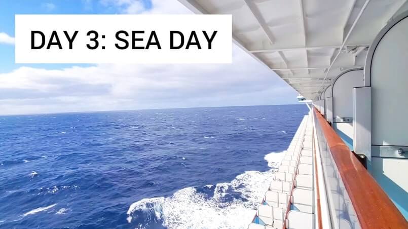 transpacific cruise sea day