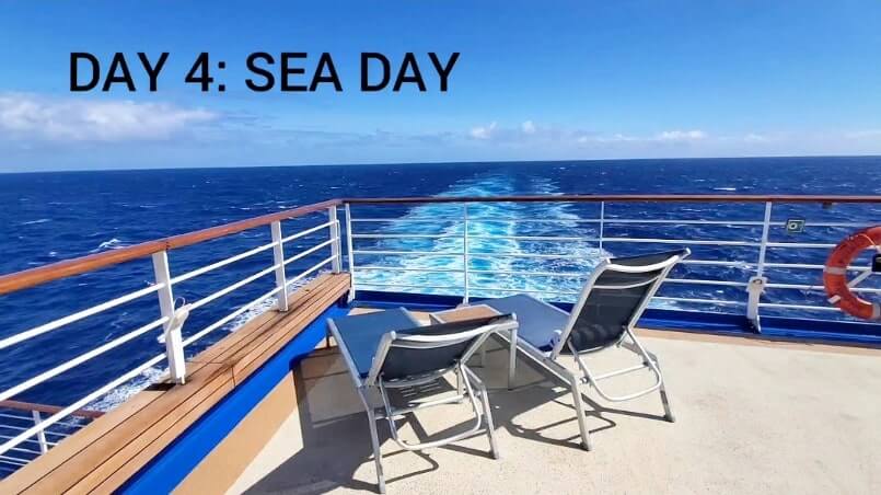 transpacific cruise sea day