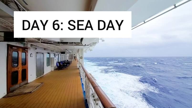 transpacific cruise sea day