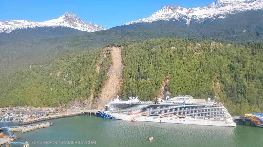 Skagway cruise port shuttle explained! tender water shuttle, land