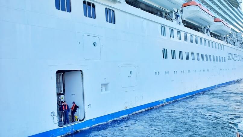skagway cruise port water shuttle princess