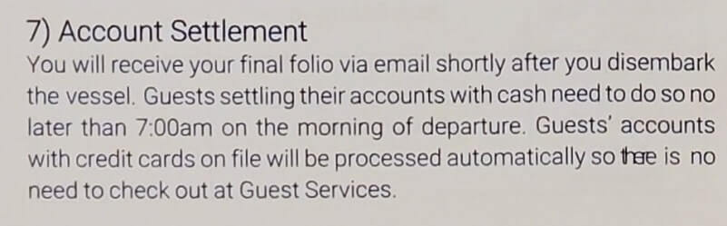 whittier disembarkation information