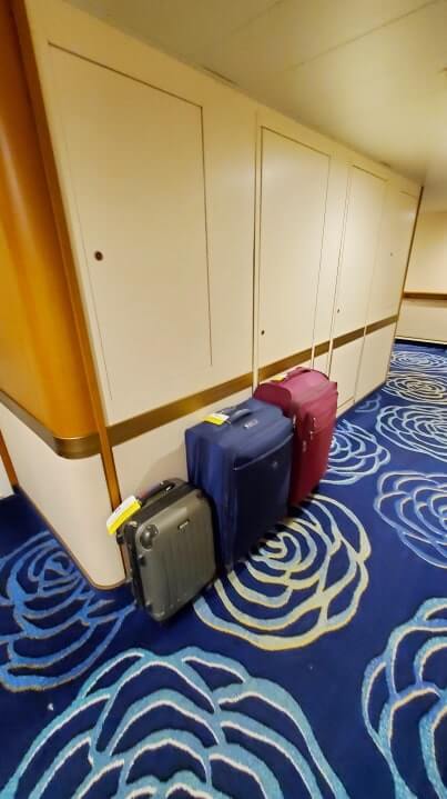 whittier disembarkation luggage tags