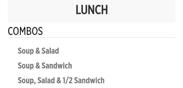 princess cruise lunch menu