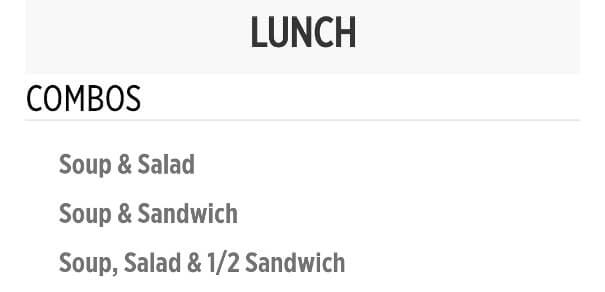 princess cruise lunch menu
