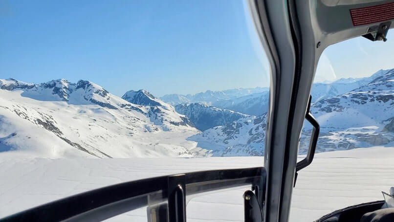 alaska helicopter tour from dog sledding glacier camp