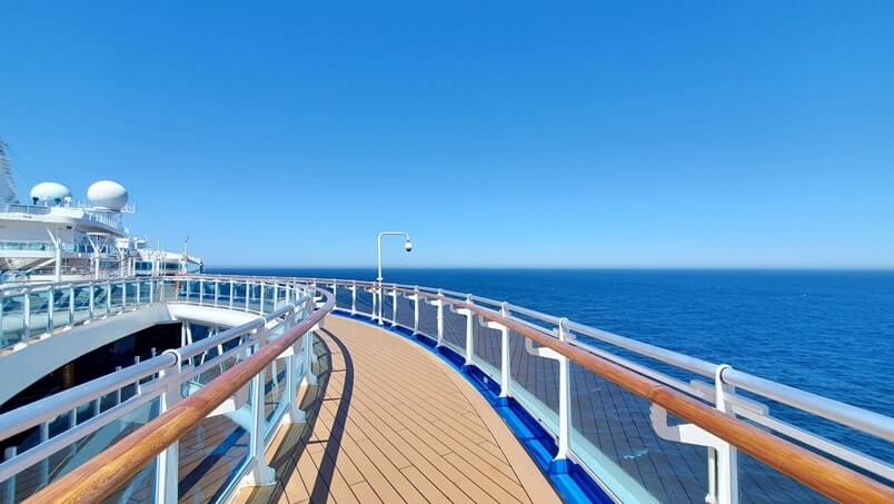 vancouver to anchorage cruise. sea day