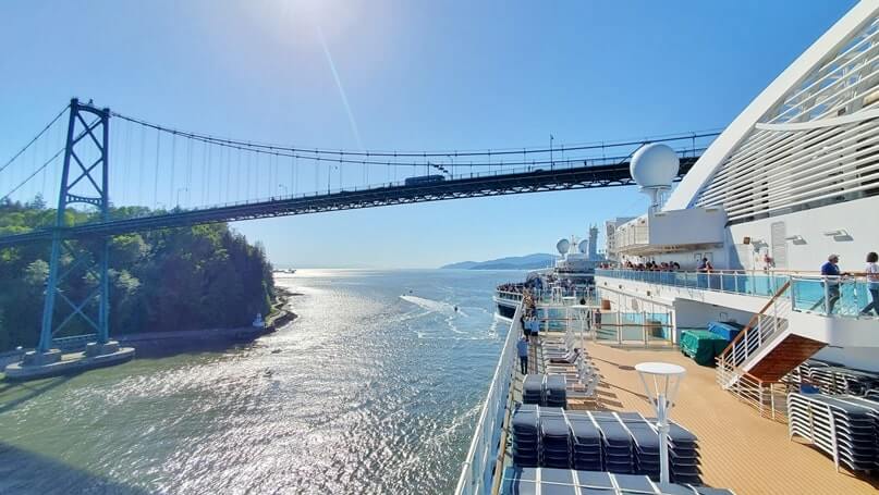 vancouver to anchorage cruise. vancouver cruise port