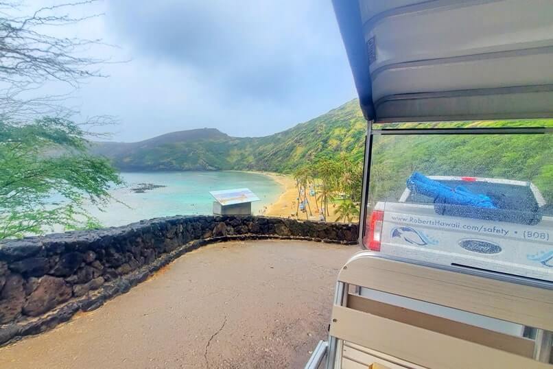 hanauma bay tram or walk