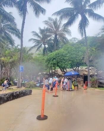 hanauma bay tram stop line