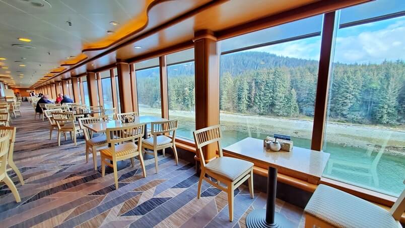 icy strait point cruise port buffet on cruise ship