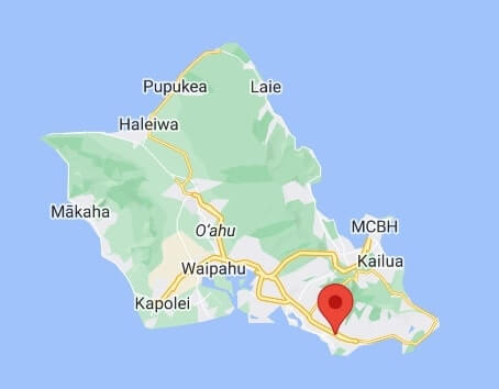 leonards bakery location map. where to eat malasadas near waikiki, in honolulu. oahu, hawaii