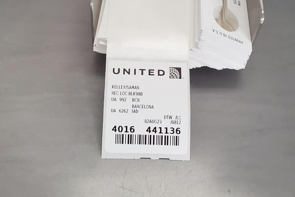 united airlines baggage tracker for international flights to europe