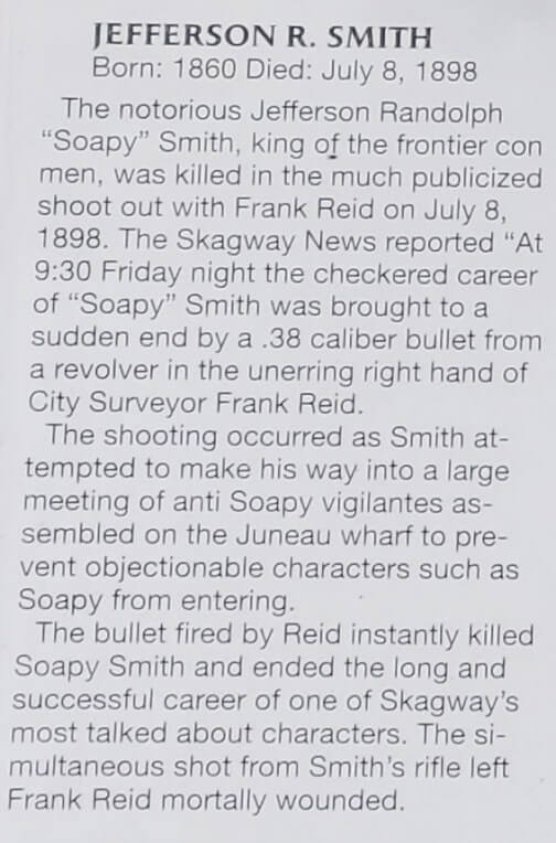 gold rush cemetery, skagway. jefferson smith